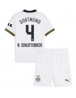 Borussia Dortmund Nico Schlotterbeck #4 Tredjedraktsett Barn 2024-25 Korte ermer (+ bukser)